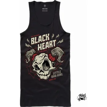 Dámské Tílko BLACK HEART GHOST FACE Barva: Černá, Velikost: M