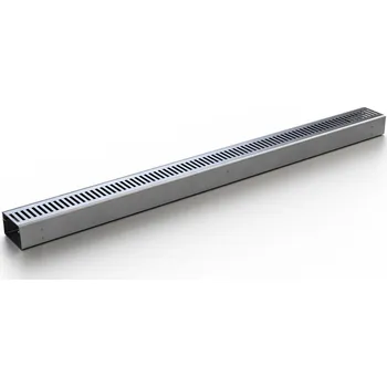 Odvodňovací žlab Nerezový žlab COVE s mřížkou, 1000 mm