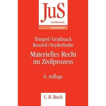 Materielles Recht im Zivilprozess - Tempel, Otto