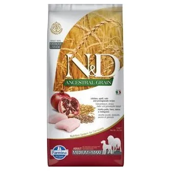 N&D LG DOG Adult M/L Chicken & Pomegranate 12kg