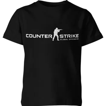 Chlapecké tričko JAKS DĚTSKÉ TRIČKO COUNTER STRIKE - ČERNÉ Rozměry: 134
