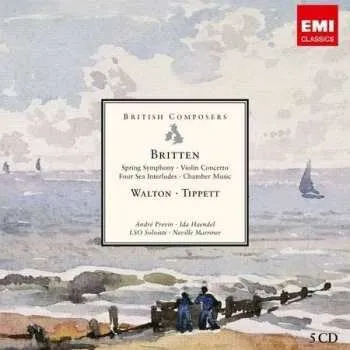 Hudba 5CD Benjamin Britten: British Composers - Benjamin Britten / William Walton / Michael Tippett 2017