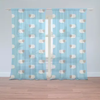 Záclona Záclony Ovečky: 2 ks - 150x250 cm - Sablio