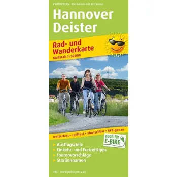 Hannover - Deister Rad- und Wanderkarte 1 : 50 000