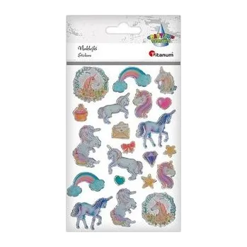 Set školních potřeb Naklejki żywica transparent mix 21szt