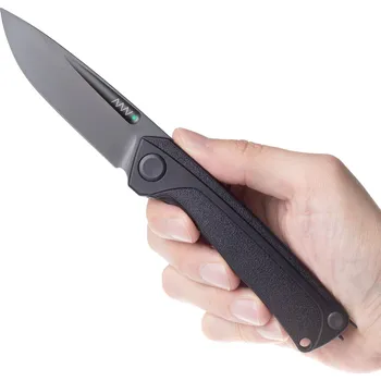 kapesní nůž ANV Z200 BB - Sleipner DLC Black, GRN Black ANVZ200-046