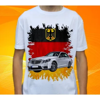 Pánské tričko tričko Mercedes Benz E63 AMG 2010 116 (Trička s motivy aut)