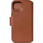 Decoded Leather Detachable Wallet, tan - iPhone 15 Plus