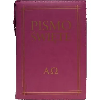 Populárně naučná literatura pro dospělé Pismo Święte w etui różowe