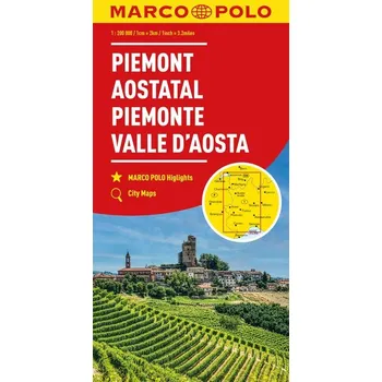 MARCO POLO Regionalkarte Italien 01 Piemont, Aostatal 1:200.000