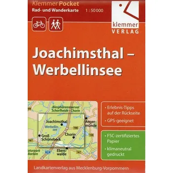 Joachimsthal - Werbellinsee 1 : 50 000 - Klemmer, Klaus