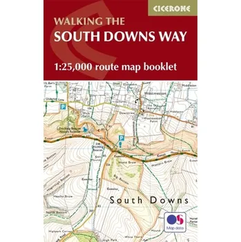 Cestování The South Downs Way Map Booklet - Reynolds Kev [EN] (2023, Brožovaná, Cicerone Press)