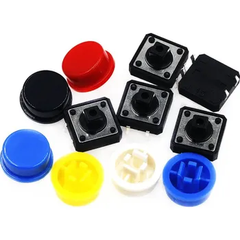 Sada mikrotlačítek TACTS + hmatníky, 50ks