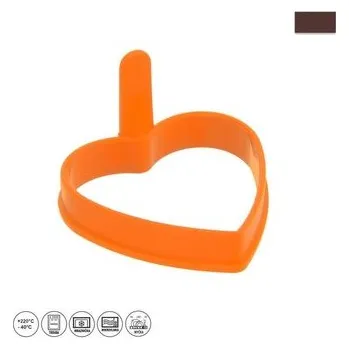 Nádoba na pečení forma SRDCE lívance/vol. oka, 9,5x9x2cm, silikon