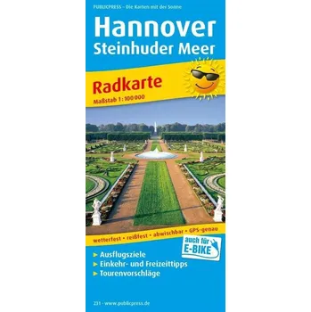 Radkarte Hannover - Steinhuder Meer 1 : 100 000