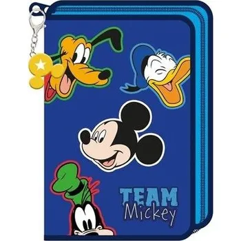 Dětské zboží Piórnik jednokomorowy z wyposażeniem Mickey