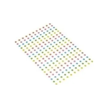 Set školních potřeb Naklejki na folii gwiazdki mix kolorów