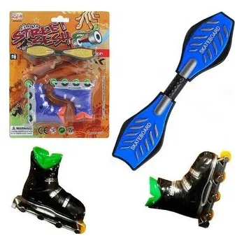 Hra na zahradu Rolki i deskorolka na palec