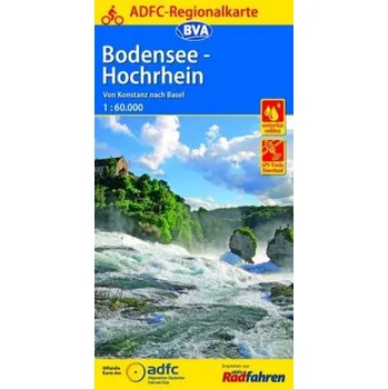 ADFC-Regionalkarte Bodensee-Hochrhein von Konstanz nach Basel, 1:60.000, reiß- und wetterfest, GPS-Tracks Download - Allgemeiner Deutscher Fahrrad-Club e.V. (ADFC)
