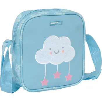 Cestovní hra Dětská taška přes rameno Safta Mraky Modrá (16 x 18 x 4 cm)