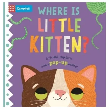 První čtění Where is Little Kitten? - Campbell Books