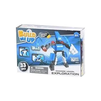 ostatní stavebnice BuildMeUP stavebnice - Robot 3v1 33-40ks v krabičce
