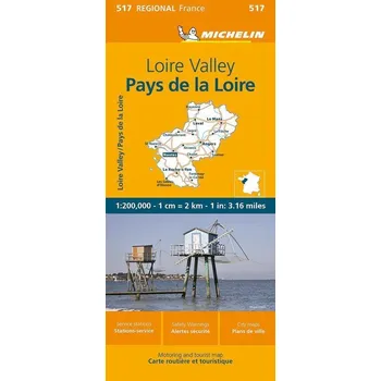 Pays de la Loire - Michelin Regional Map 517