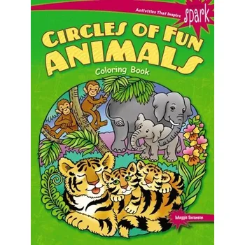Populárně naučná literatura pro dospělé SPARK Circles of Fun Animals Coloring Book - Allen, Constance; Swanson, Maggie