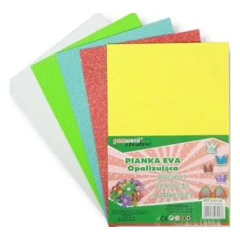 Set školních potřeb Pianka A4 opalizująca brokat 20x30 5szt