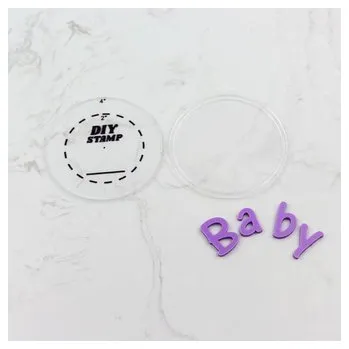 Podložka na abecedu 8cm - Cakesicq