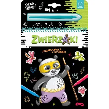 Set školních potřeb Zwierzaki. Zdrapywanka z rysikiem