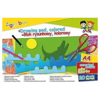 Set školních potřeb Blok rysunkowy A4/20K kolorowy