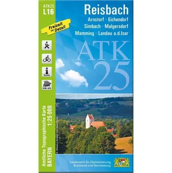 ATK25-L16 Reisbach (Amtliche Topographische Karte 1:25000)