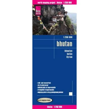 World Mapping Project Reise Know-How Landkarte Bhutan (1:250.000). Bhoutan / Bután