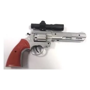 Dětská zbraň Pistolet z lunetą srebrny