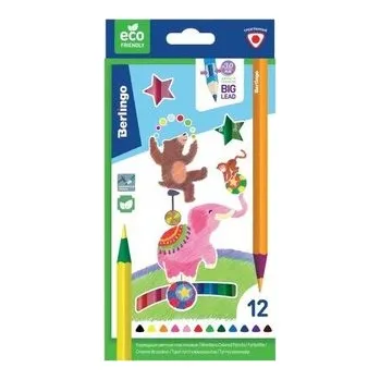 Set školních potřeb Kredki ołówkowe plastikowe Circus 12 kolorów