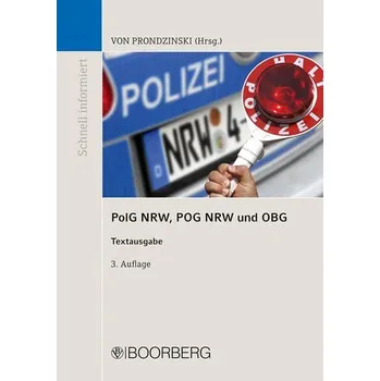 PolG NRW, POG NRW und OBG - Prondzinski, Peter von [DE] (2023, Brožovaná, Boorberg, R. Verlag)