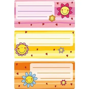 Set školních potřeb Naklejki szkolne - Słoneczko 9szt