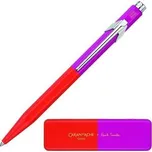 Kuličkové pero "849 Paul Smith", warmred / melrosepink, CARAN D'ACHE NM0849.337