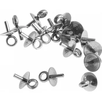 Materiál na výrobu šperku Nerezové očko, 5 mm (2 ks)