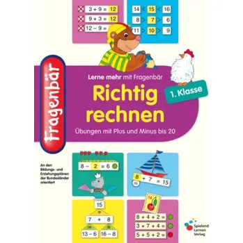 Fragenbär: Richtig rechnen 1. Klasse