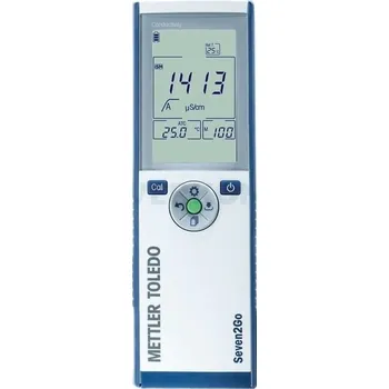 Příslušenství ke svářečce Konduktometr přenosný Mettler Toledo Seven2Go, Typ: S7-Meter, Popis: Samostatný přístroj bez elektrody (součástí dodávky je držák elektrody a zápěstní řemínek)