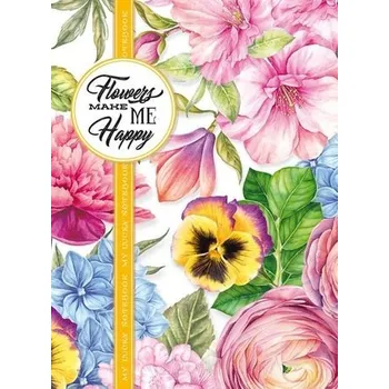 Set školních potřeb Notatnik ozdobny 165x238/80K kratka Bratki