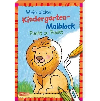 První čtění Mein dicker Kindergarten-Malblock: Punkt zu Punkt - Muszynski, Eva