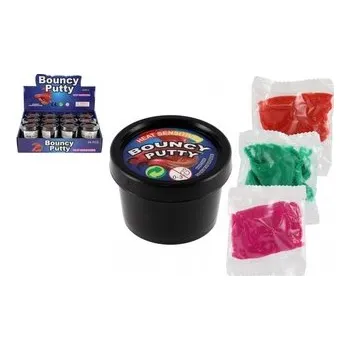 Výtvárné potřeby Hmota/modelína 15g reagující na teplotu v plastové krabičce 5,5x4cm mix barev 24ks v boxu