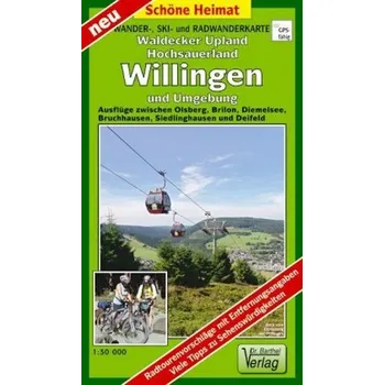 Doktor Barthel Karte Wander-, Ski- und Radwanderkarte Waldecker Upland, Hochsauerland, Willingen und Umgebung