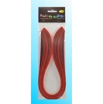 Set školních potřeb Paski do quillingu 3mmx50cm czerwone 100szt