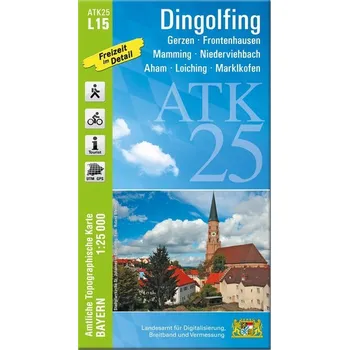 ATK25-L15 Dingolfing (Amtliche Topographische Karte 1:25000) - Landesamt für Denkmalpflege Hessen