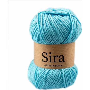 Příze Borgo de Pazzi Sira 7 Tyrkysová (Přírodní letní příze Sira 7 Tyrkysová)