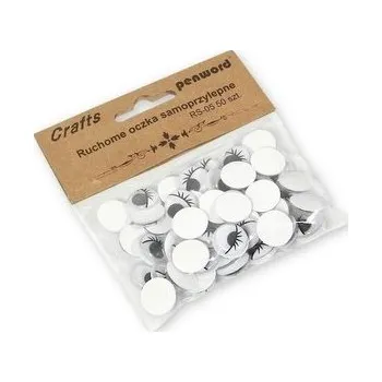 Set školních potřeb Ruchome oczka samoprzylepne 70x108mm 50szt